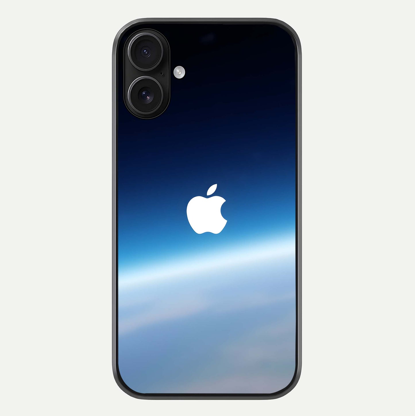 Minimal Apple Sky Glass Case For iPhone 16 by Custom World