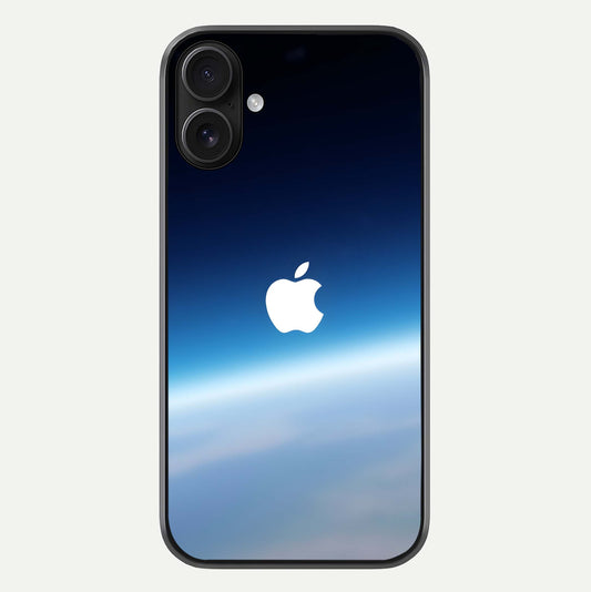 Minimal Apple Sky Glass Case For iPhone 16 by Custom World