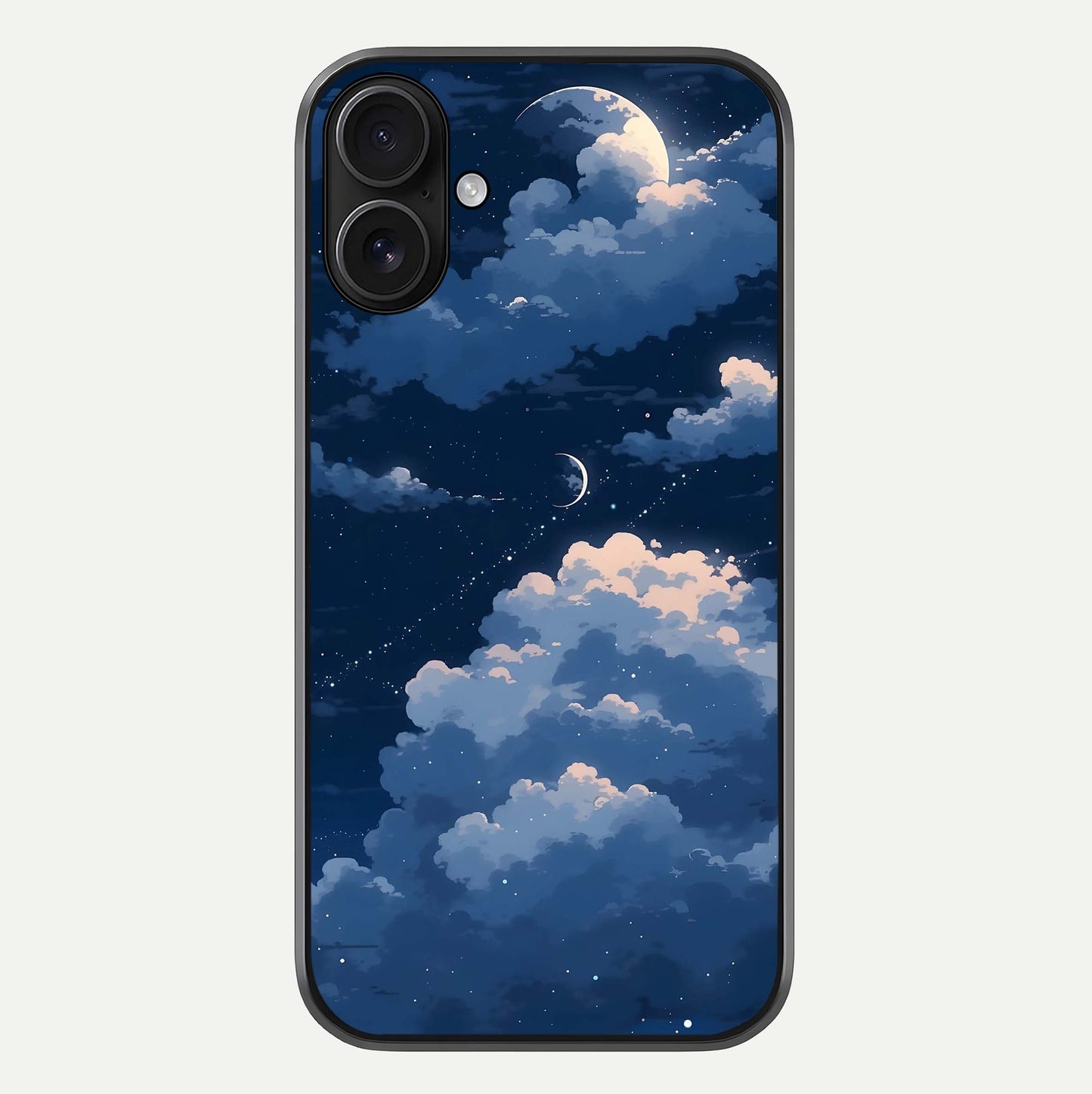 Moon Dream Haze Glass Case For iPhone 16 by Custom World