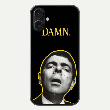 Mr Bean Damn Glass Case For iPhone 16 by Custom World