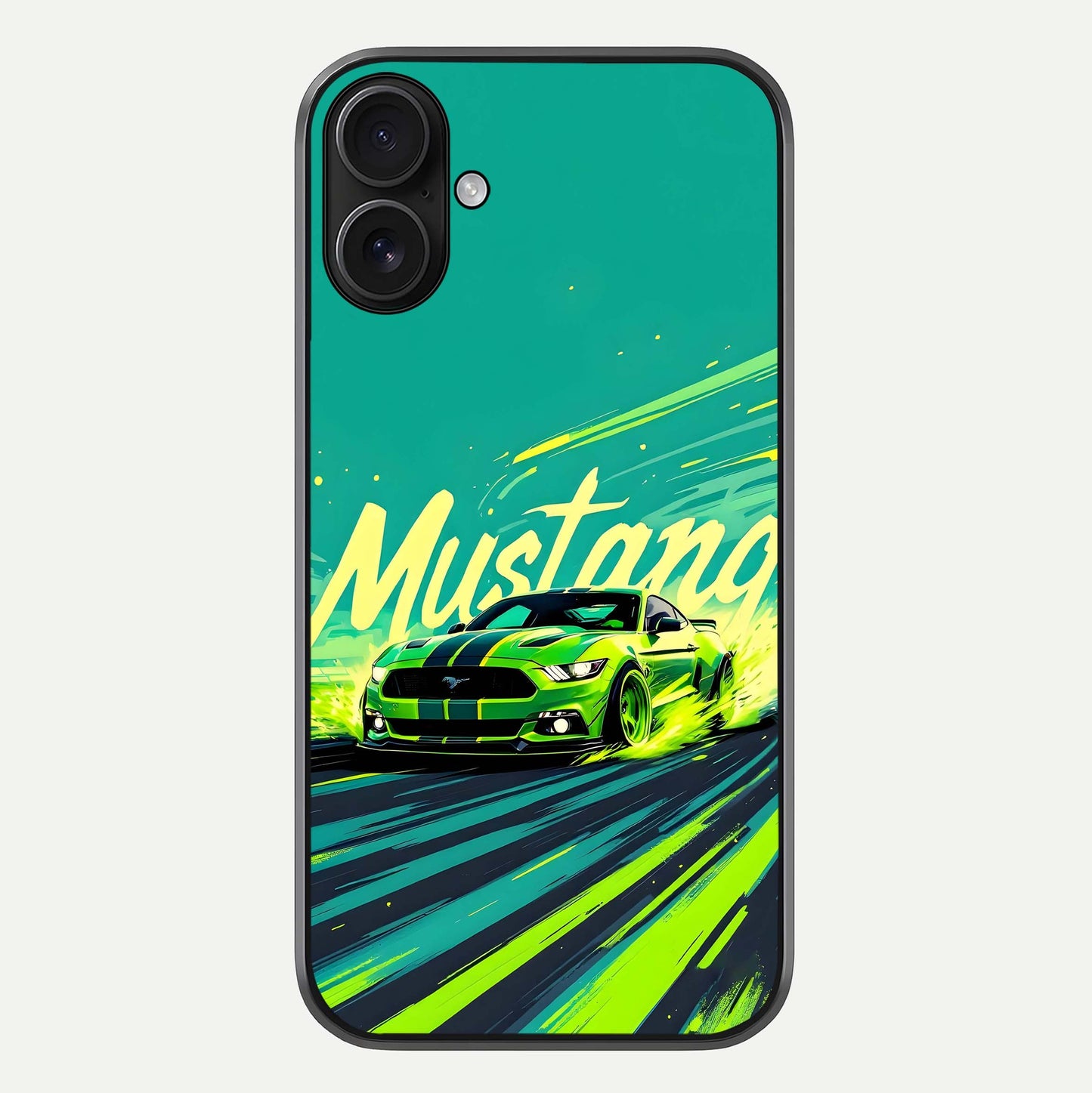 Mustang Bang Glass Case For iPhone 16 by Custom World