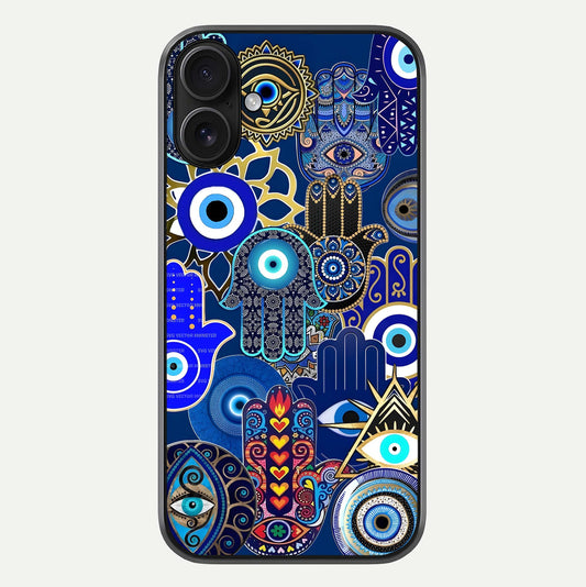 Mystic Palm Guard Glass Case For iPhone 16 by Custom World