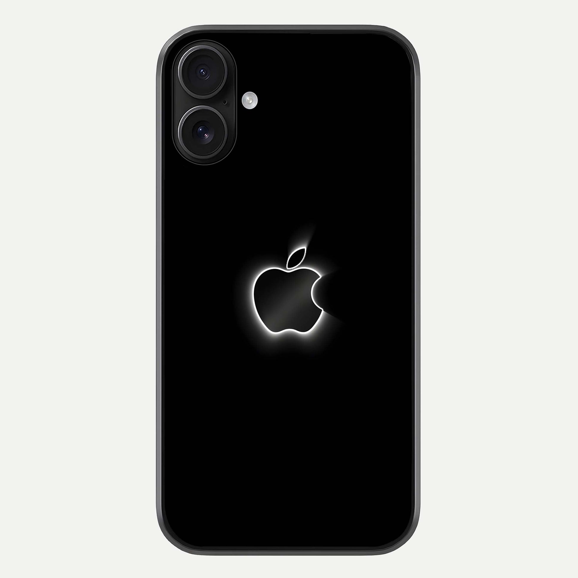 Neon Apple Glow Glass Case For iPhone 16 by Custom World