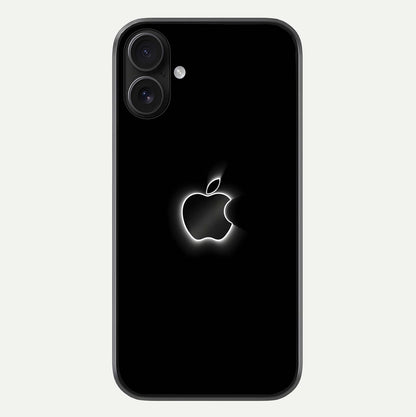 Neon Apple Glow Glass Case For iPhone 16 by Custom World