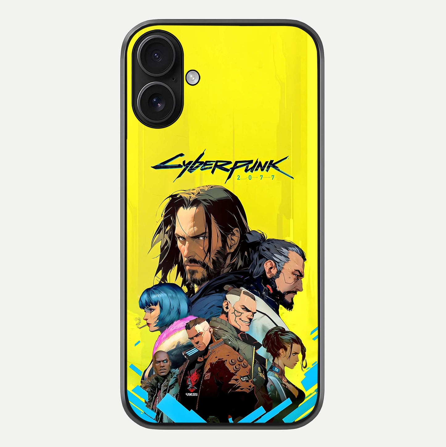 Neon Rebel Genesis Glass Case For iPhone 16 by Custom World