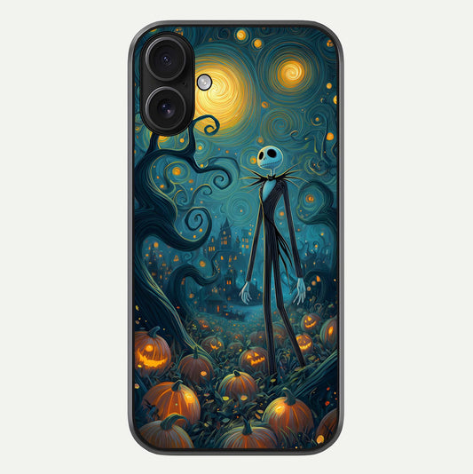 Pumpkin Moonlight Tale Glass Case For iPhone 16 by Custom World