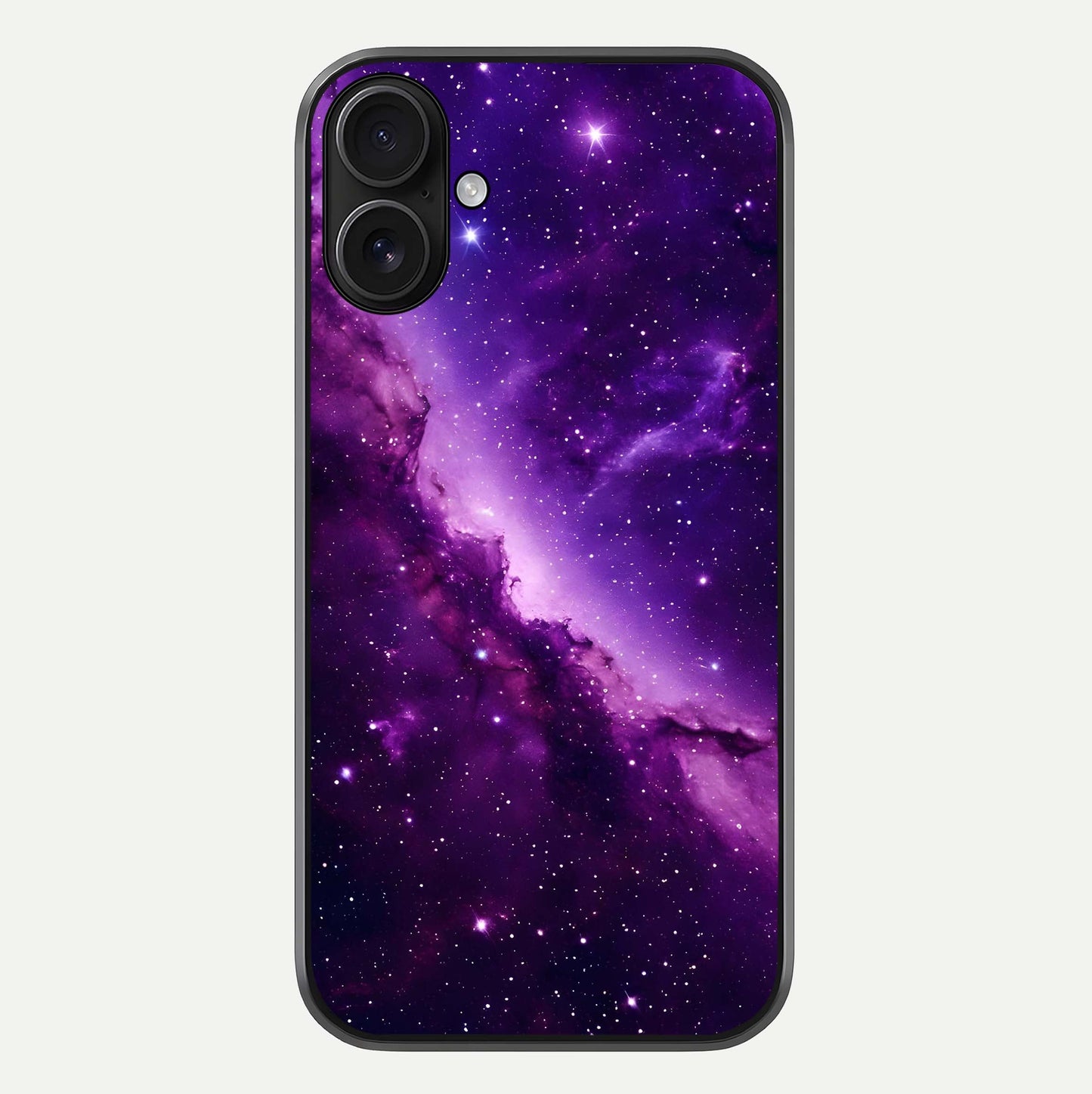 Purple Shade Sky Glass Case For iPhone 16 by Custom World