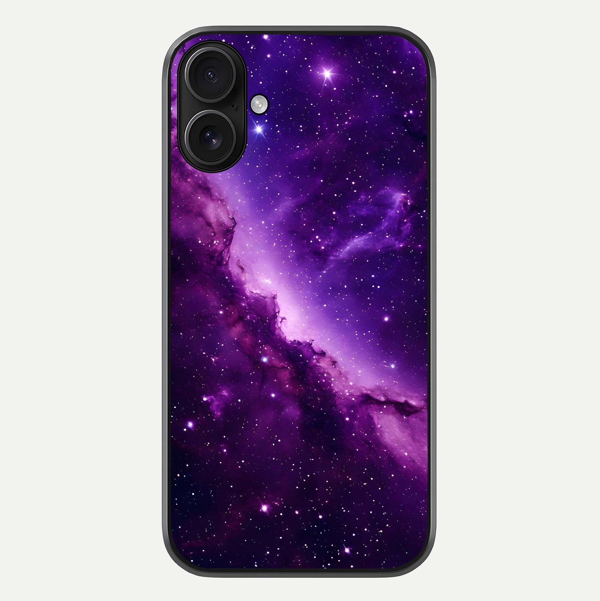 Purple Shade Sky Glass Case For iPhone 16 by Custom World