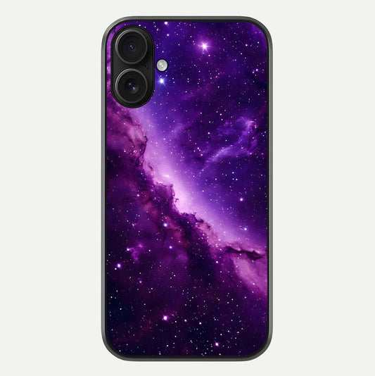 Purple Shade Sky Glass Case For iPhone 16 by Custom World