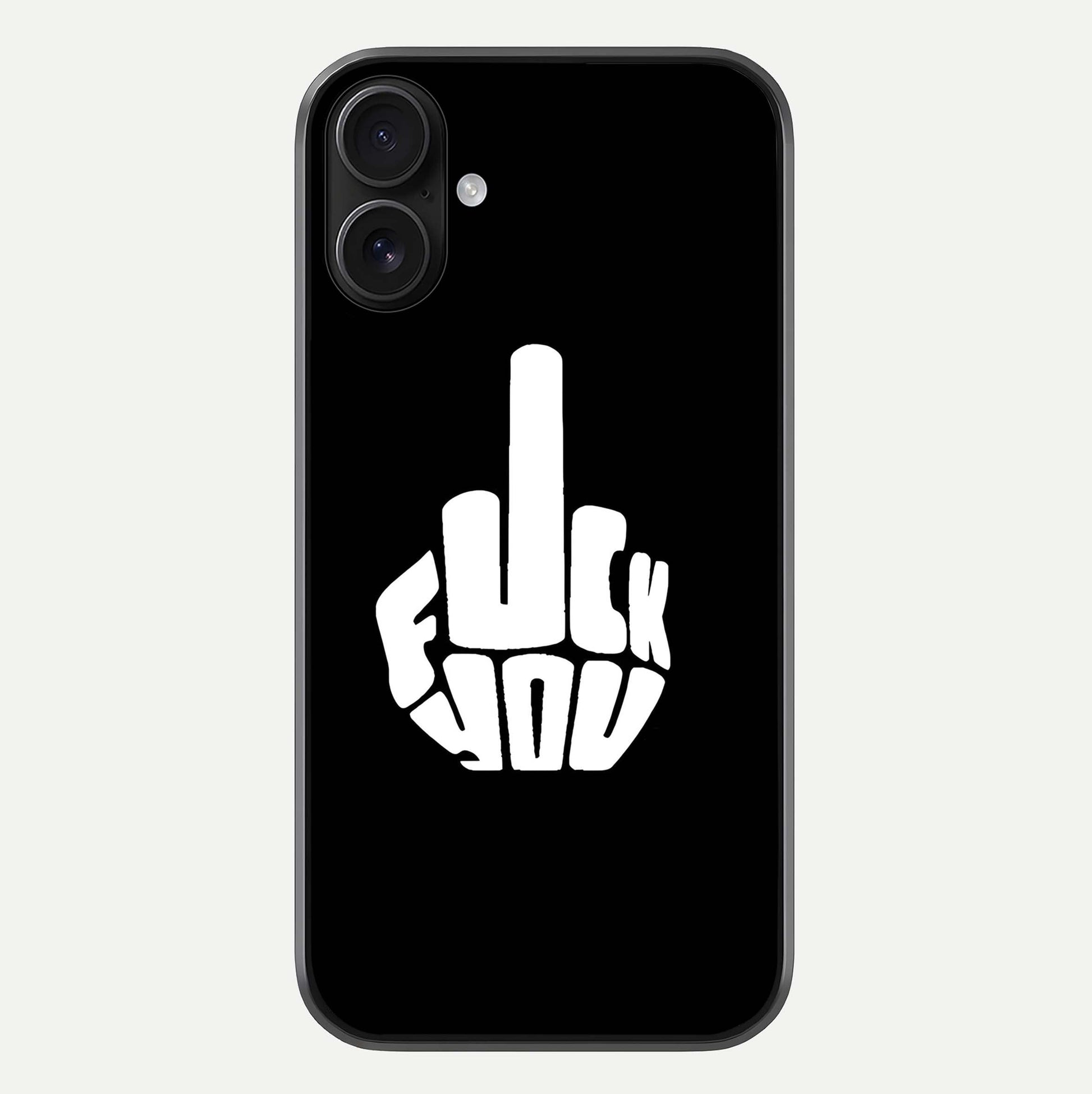 Rebel Mode On Glass Case For iPhone 16 by Custom World