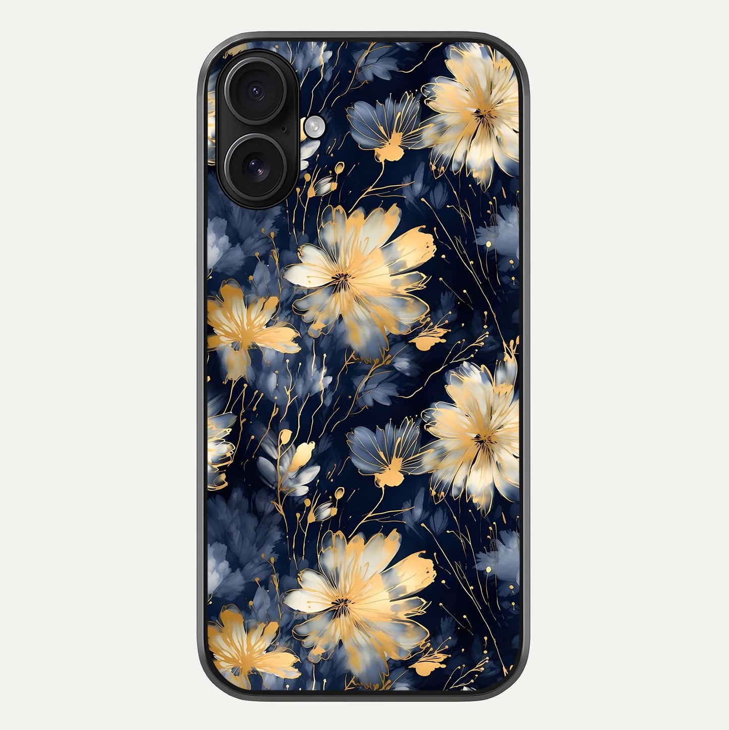 Royal Petal Dream Glass Case For iPhone 16 by Custom World