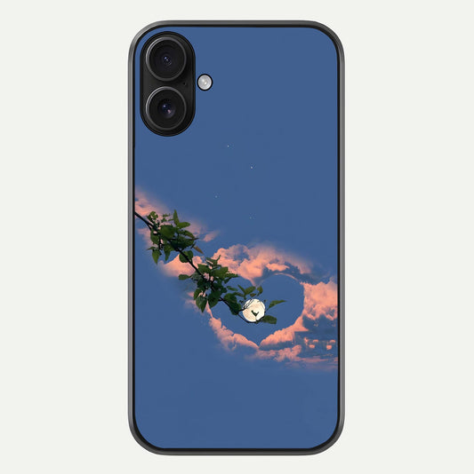 Sky Under Tree Glass Case For iPhone 16 by Custom World
