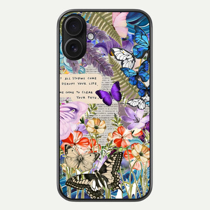 Storm Path Bloom Glass Case For iPhone 16 by Custom World
