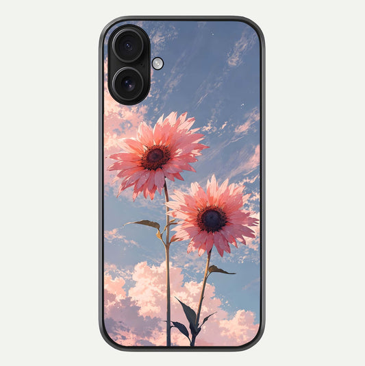 Sunlit Daisy Glow Glass Case For iPhone 16 by Custom World