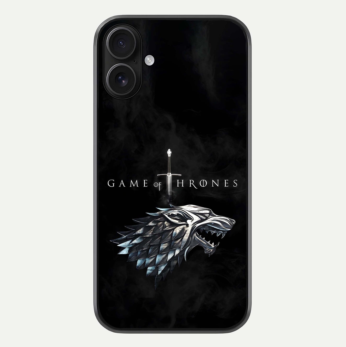 Throne Wolf Legacy Glass Case For iPhone 16 by Custom World
