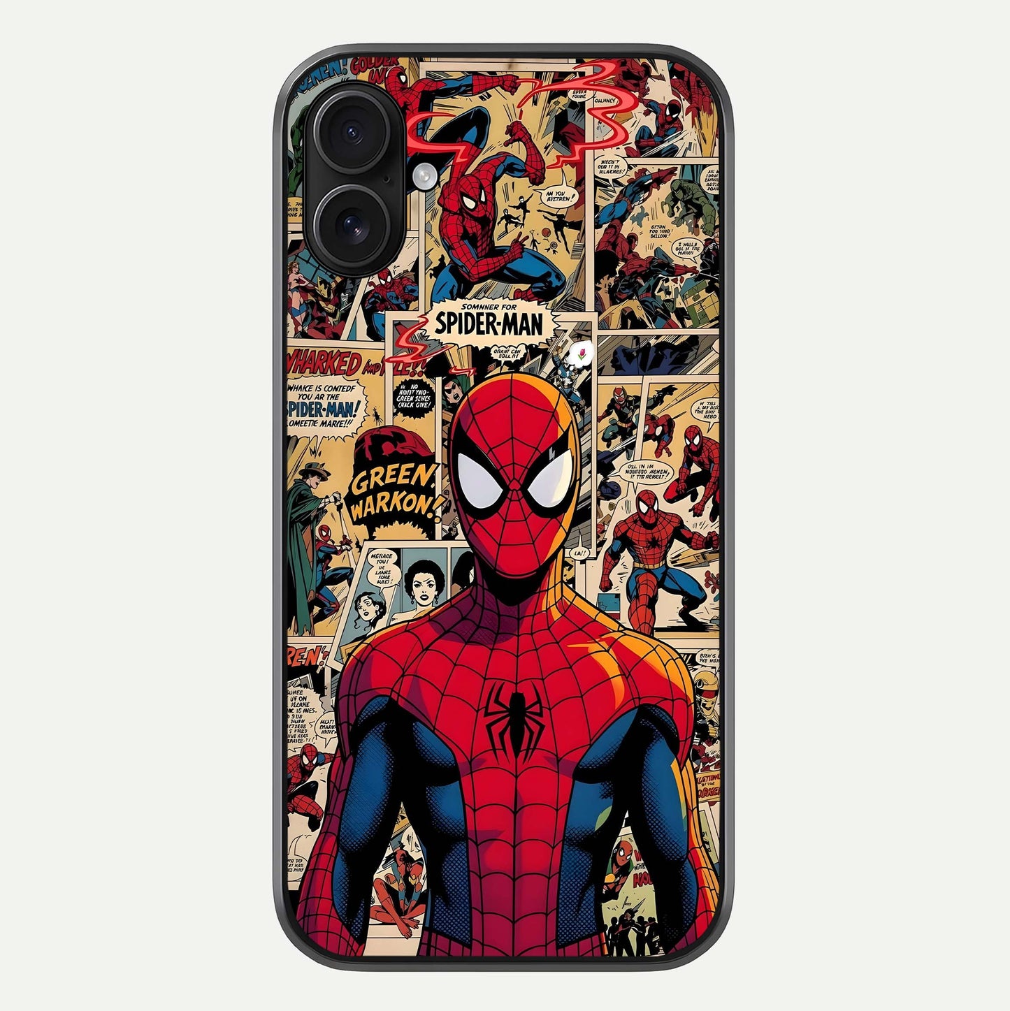 Aesthetic Spider Glass Case For iPhone 16 Pro by Custom World
