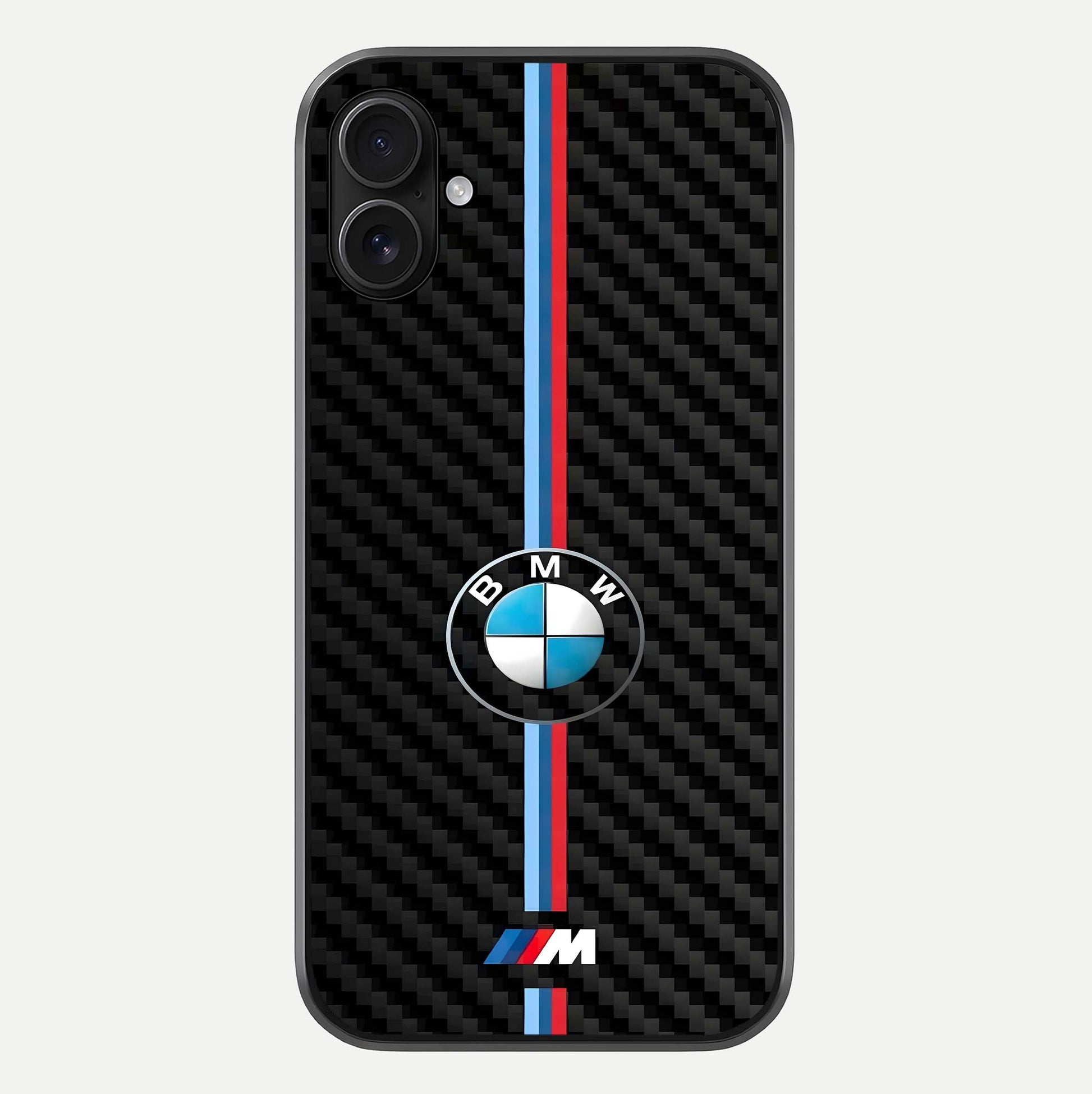 BMW Pattern Glass Case For iPhone 16 Plus by Custom World