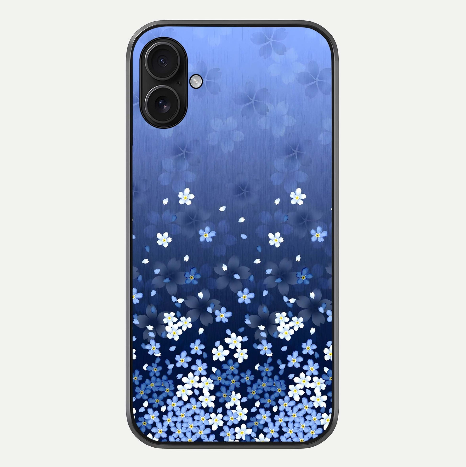 Blue Starry Glass Case For iPhone 16 Plus by Custom World