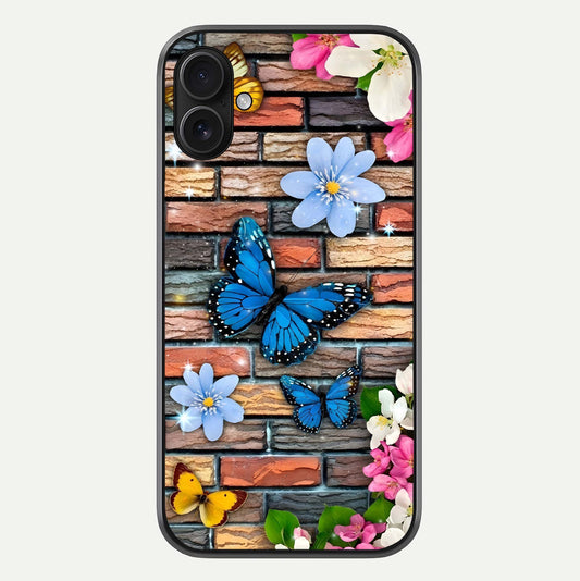 Brick Bloom Flight Glass Case For iPhone 16 Plus by Custom World