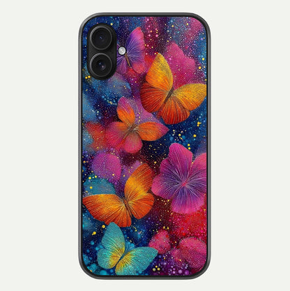 Butterfly Dream Mist Glass Case For iPhone 16 Plus by Custom World