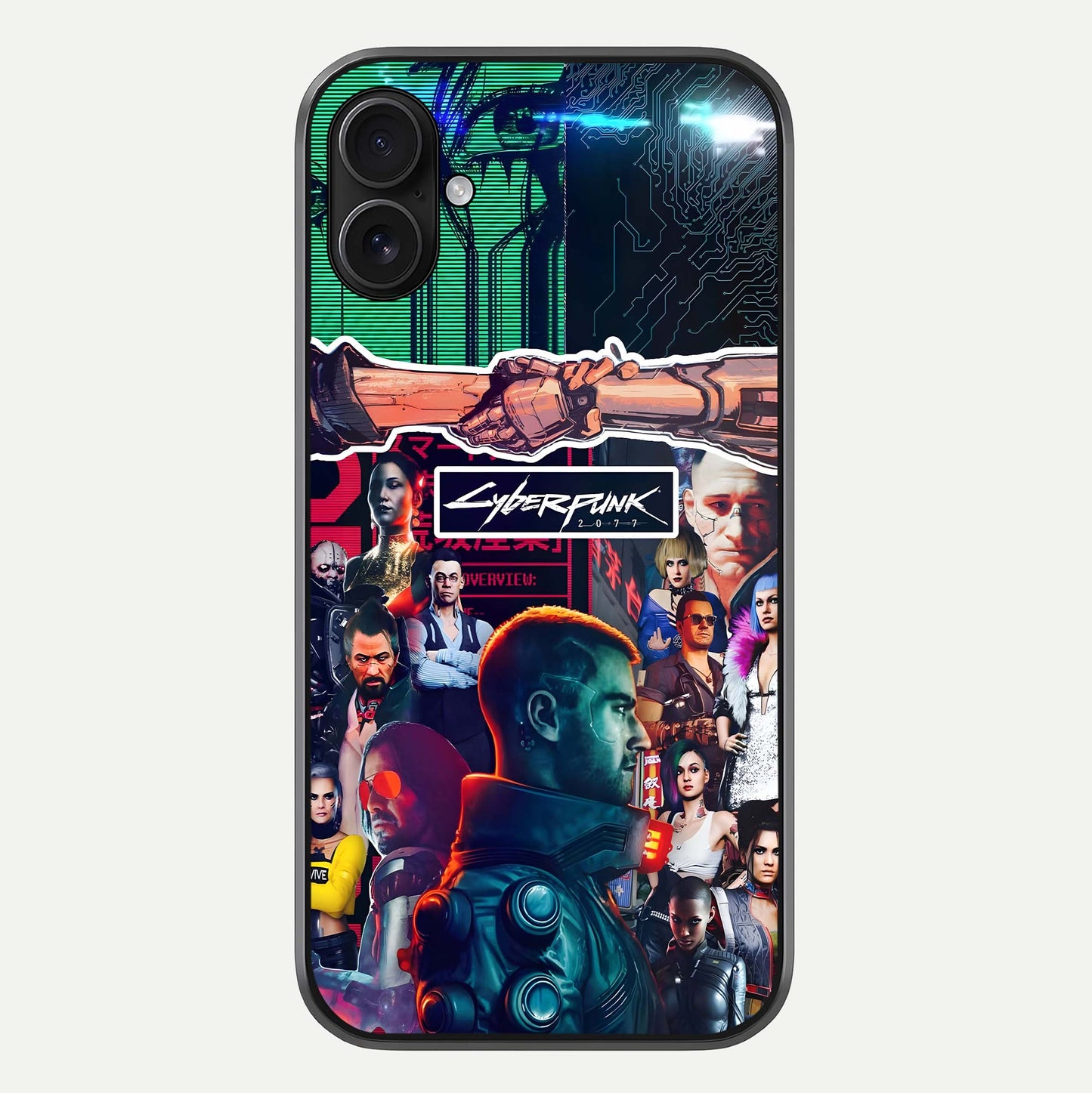 CYBERPUNK Legacy Glass Case For iPhone 16 Plus by Custom World