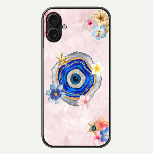 Divine Aura Bloom Glass Case For iPhone 16 Plus by Custom World