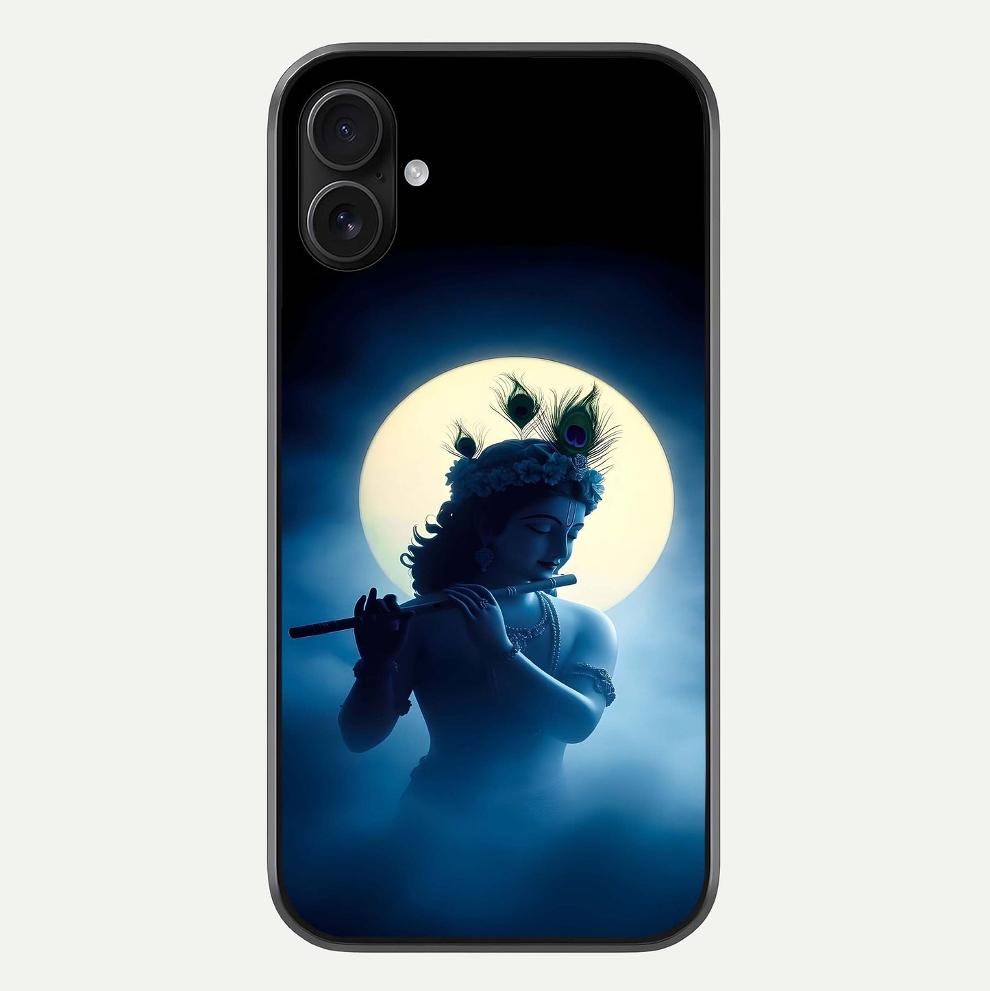 Divine Moon Flute Glass Case For iPhone 16 Plus by Custom World