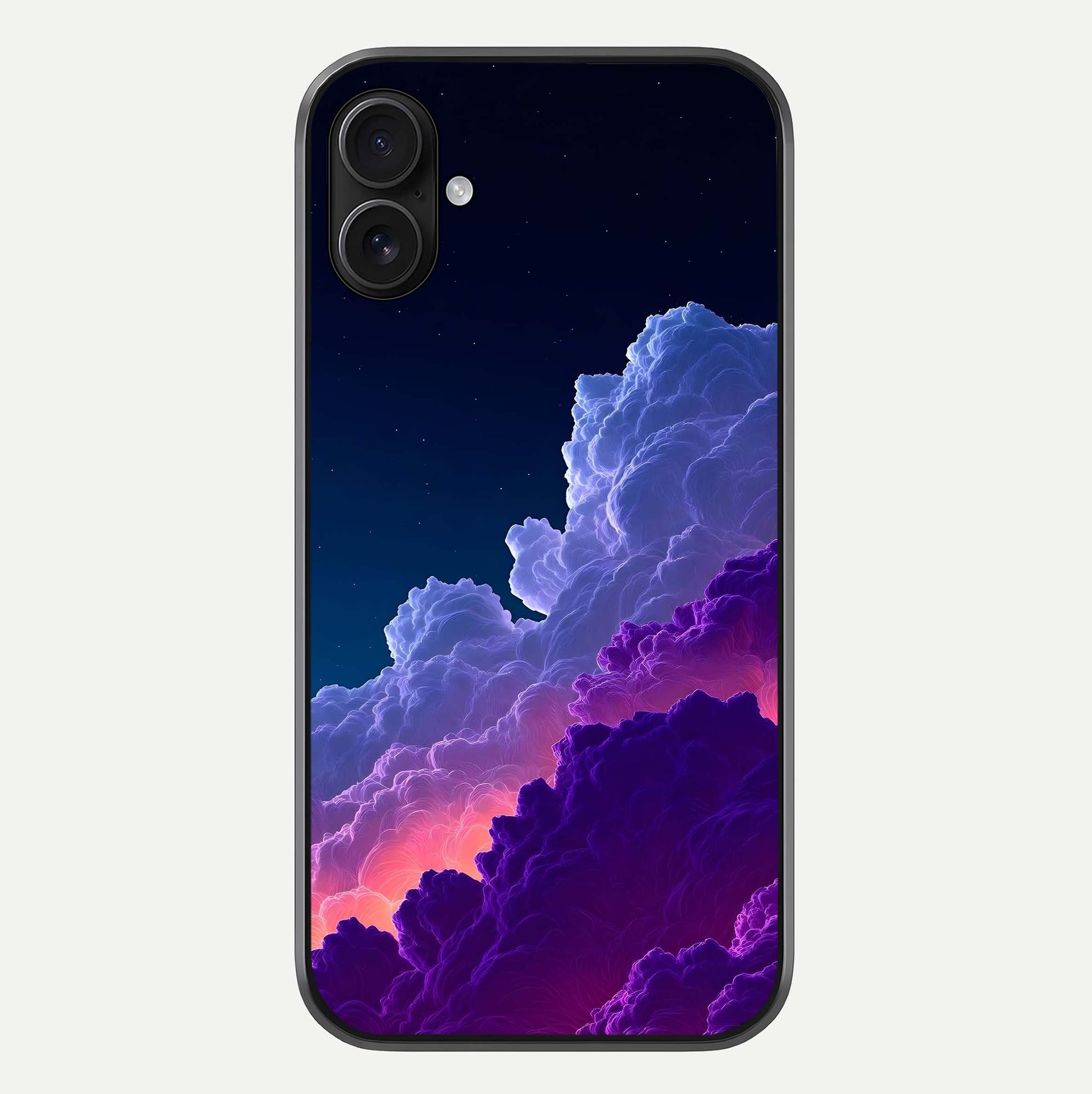 Dreamy Cloud Skies Glass Case For iPhone 16 Plus by Custom World