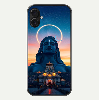 Eternal Shiva Aura Glass Case For iPhone 16 Plus by Custom World