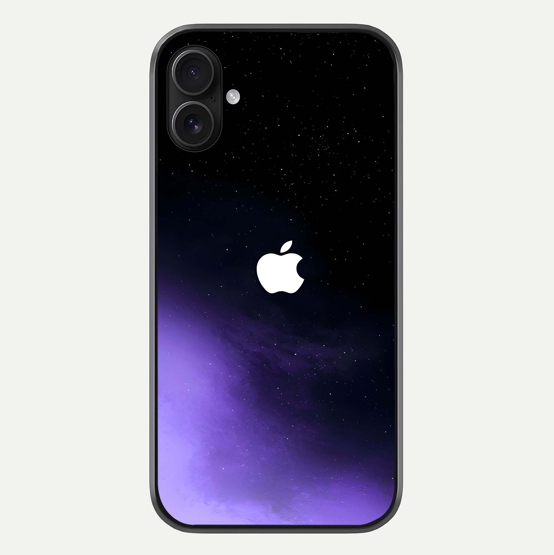 Galaxy Apple Aura Glass Case For iPhone 16 Plus by Custom World