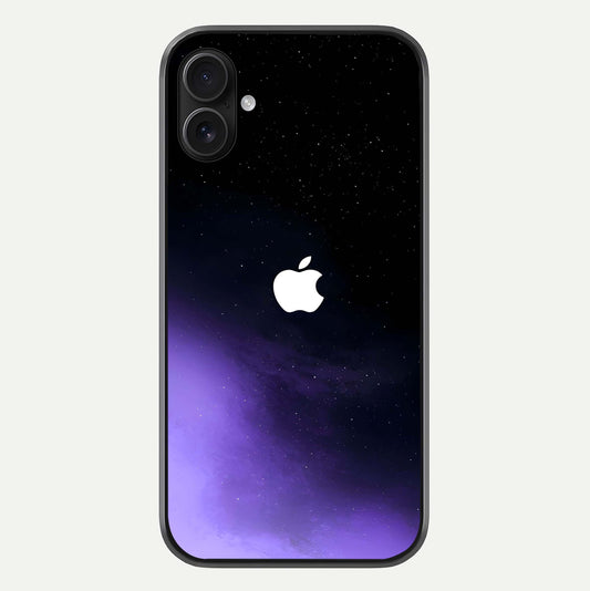 Galaxy Apple Aura Glass Case For iPhone 16 Plus by Custom World