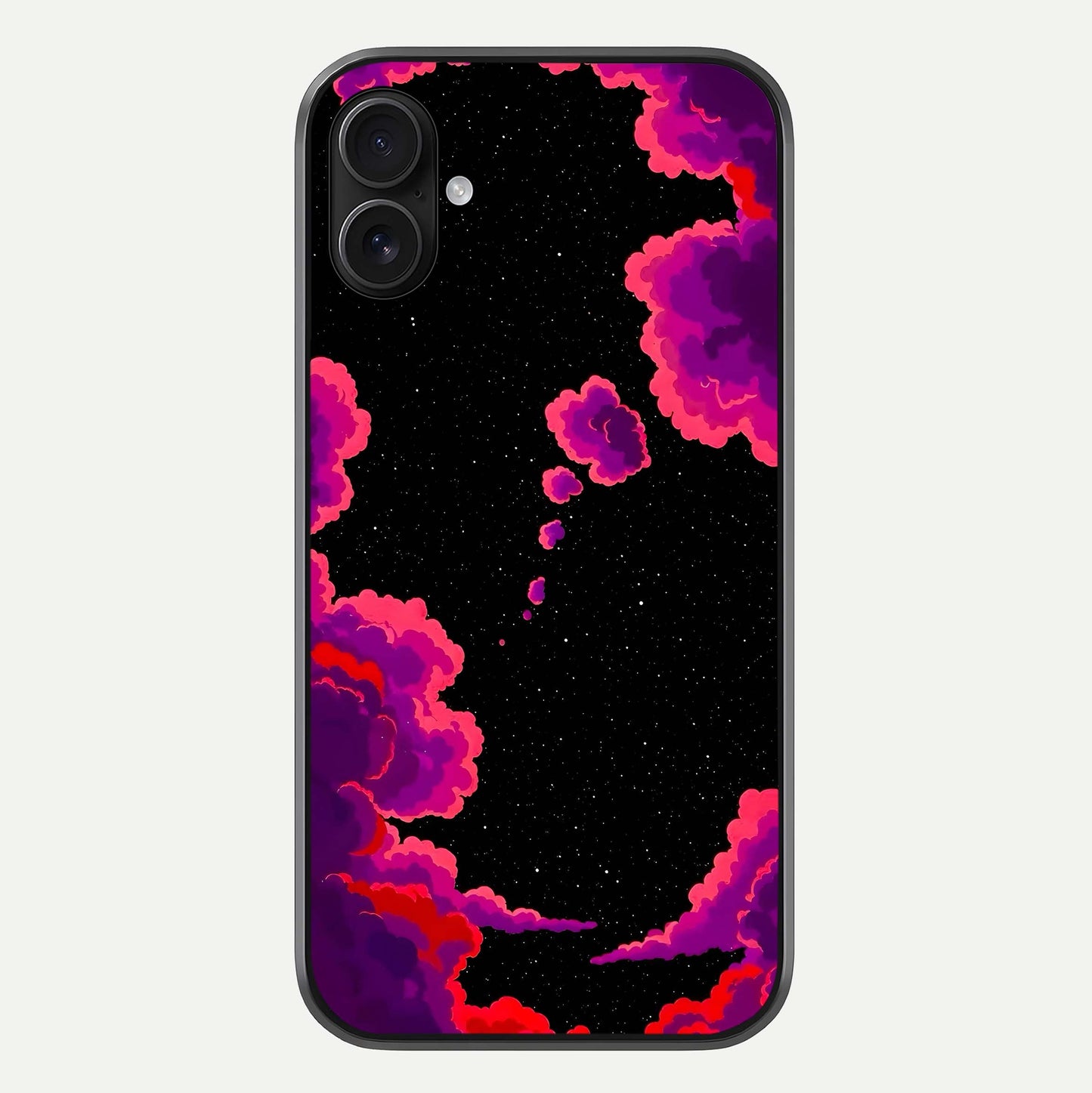 Galaxy Dream Frame Glass Case For iPhone 16 Plus by Custom World
