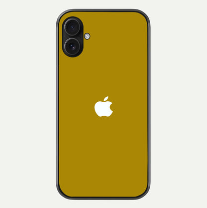 Golden Luxe Aura Glass Case For iPhone 16 Plus by Custom World