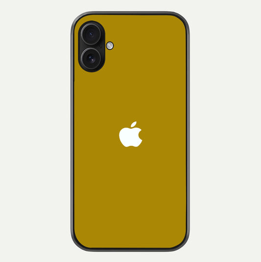 Golden Luxe Aura Glass Case For iPhone 16 Plus by Custom World