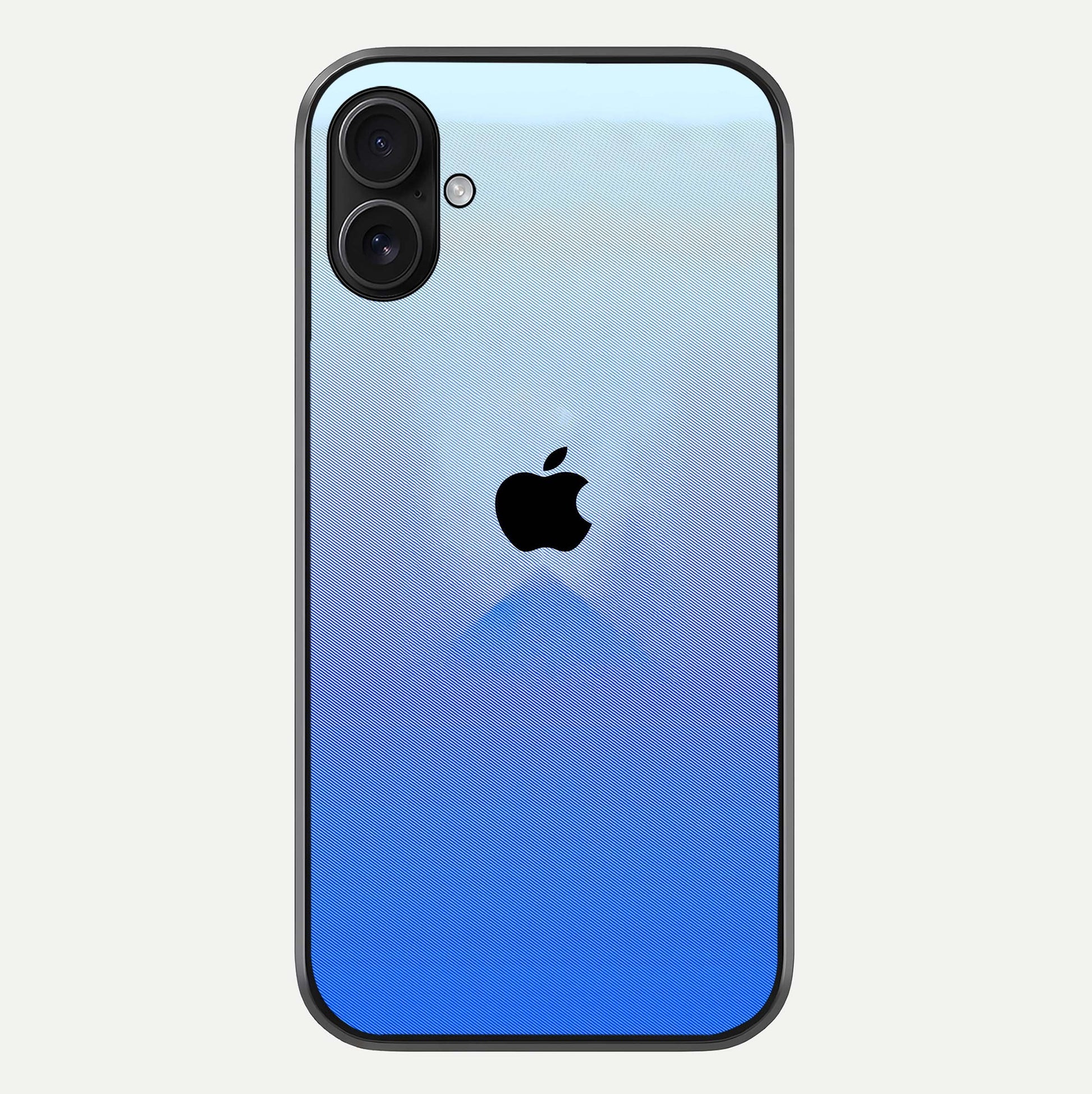 Gradient Apple Vibe Glass Case For iPhone 16 Plus by Custom World