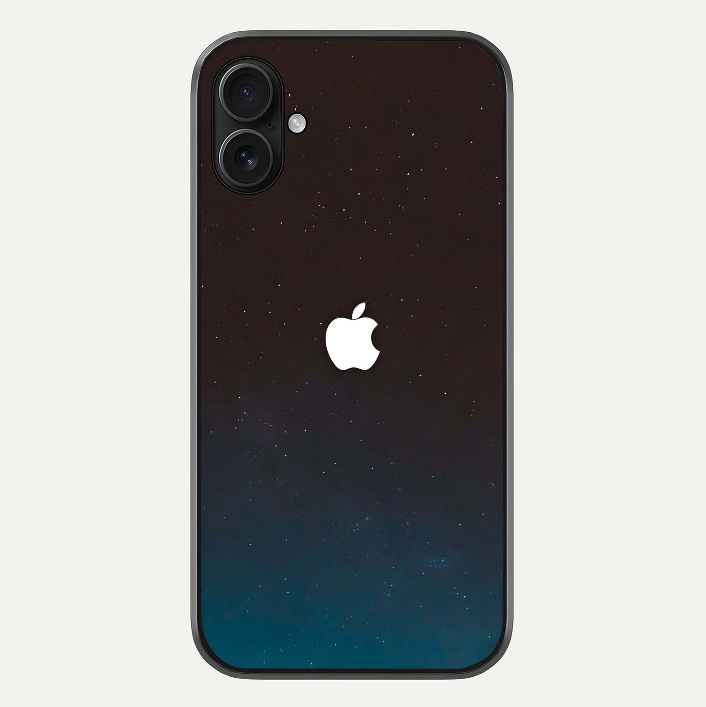 Green Emerald Apple Logo Glass Case For iPhone 16 Plus by Custom World