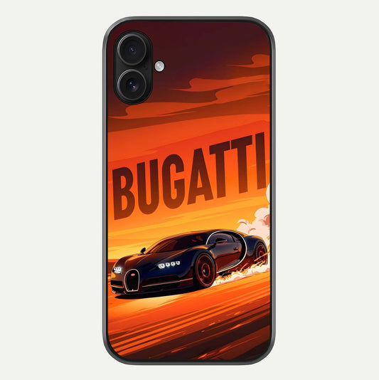 Inferno Bugatti Storm Glass Case For iPhone 16 Plus by Custom World