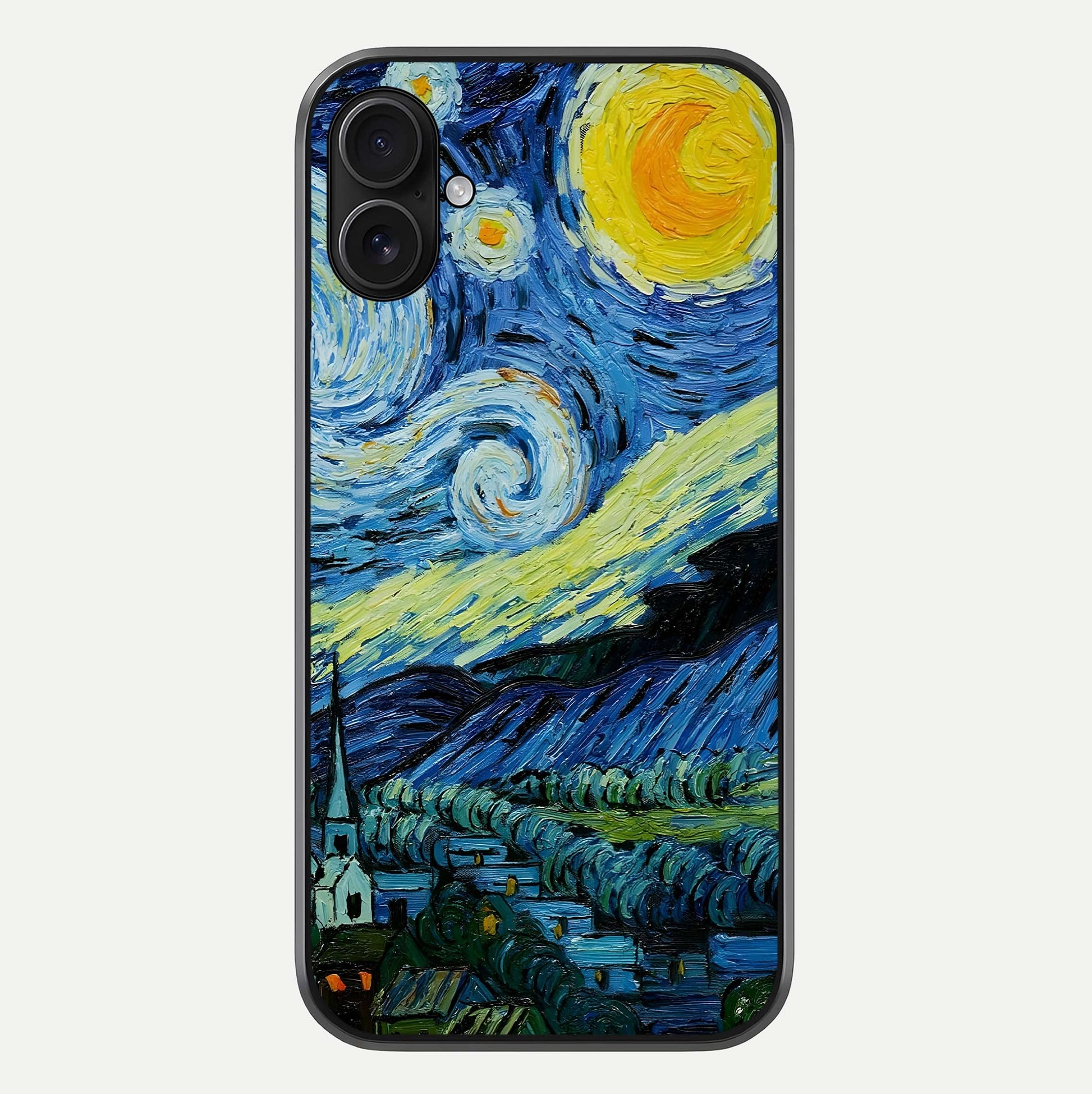 Inspired Van Gogh Art Glass Case For iPhone 16 Plus by Custom World