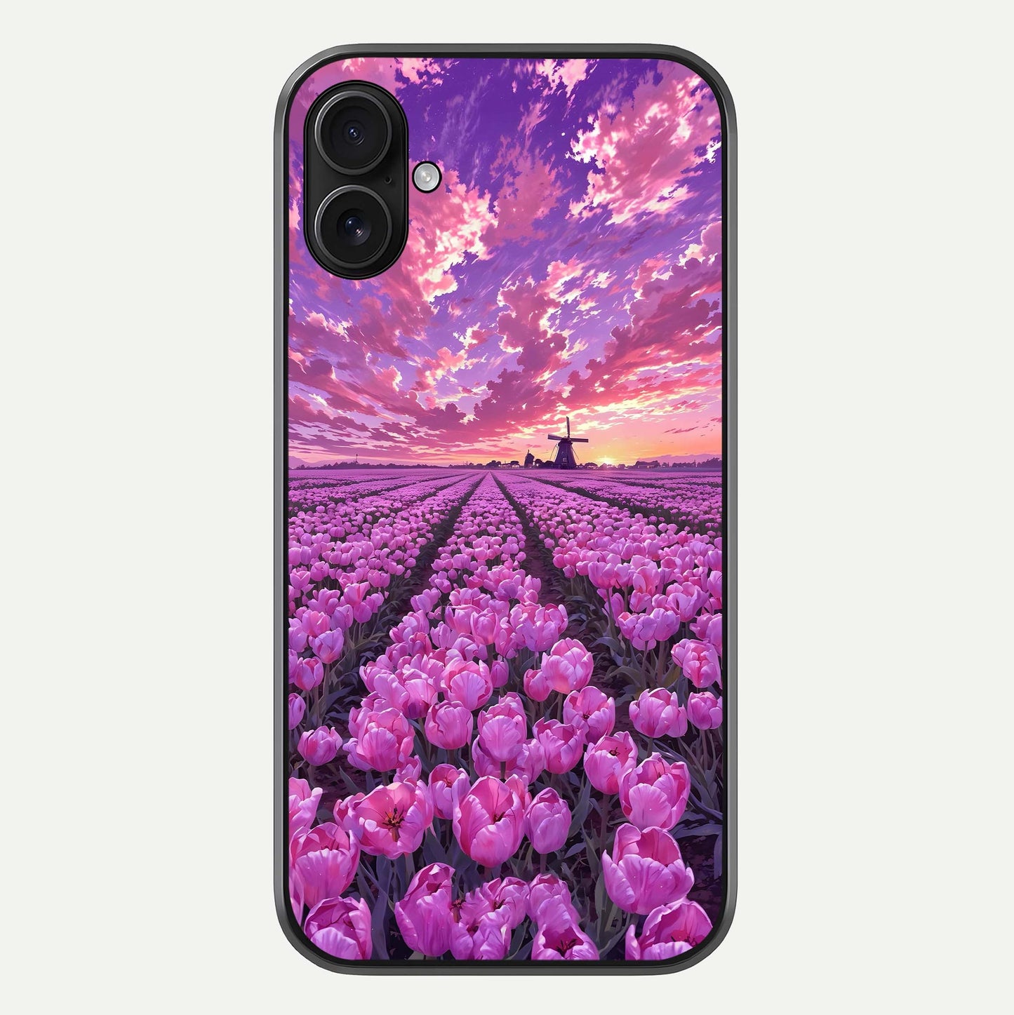 Lavender Dream Skies Glass Case For iPhone 16 Plus by Custom World