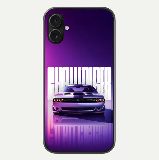 Midnight Muscle Ride Glass Case For iPhone 16 Plus by Custom World