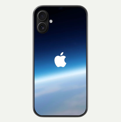 Minimal Apple Sky Glass Case For iPhone 16 Plus by Custom World