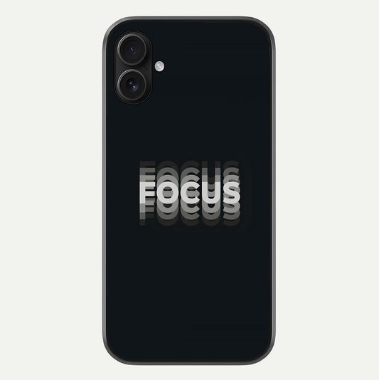 Mono Focus Vision Glass Case For iPhone 16 Plus by Custom World