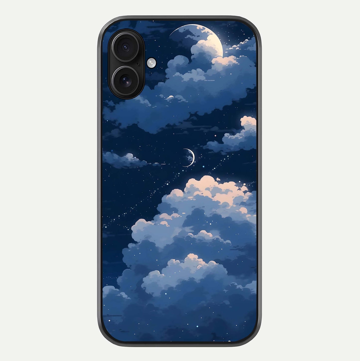 Moon Dream Haze Glass Case For iPhone 16 Plus by Custom World