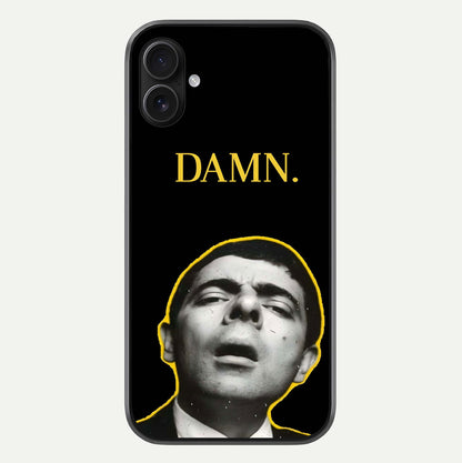 Mr Bean Damn Glass Case For iPhone 16 Plus by Custom World