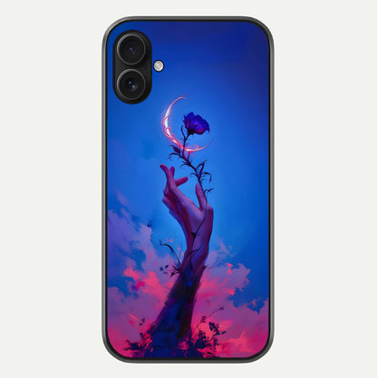Mystic Hand Glass Case For iPhone 16 Plus by Custom World