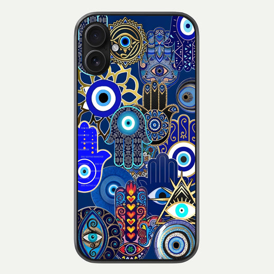 Mystic Palm Guard Glass Case For iPhone 16 Plus by Custom World