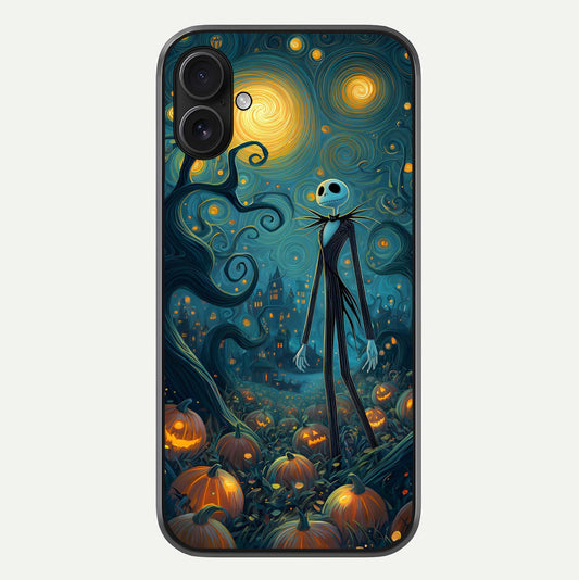 Pumpkin Moonlight Tale Glass Case For iPhone 16 Plus by Custom World