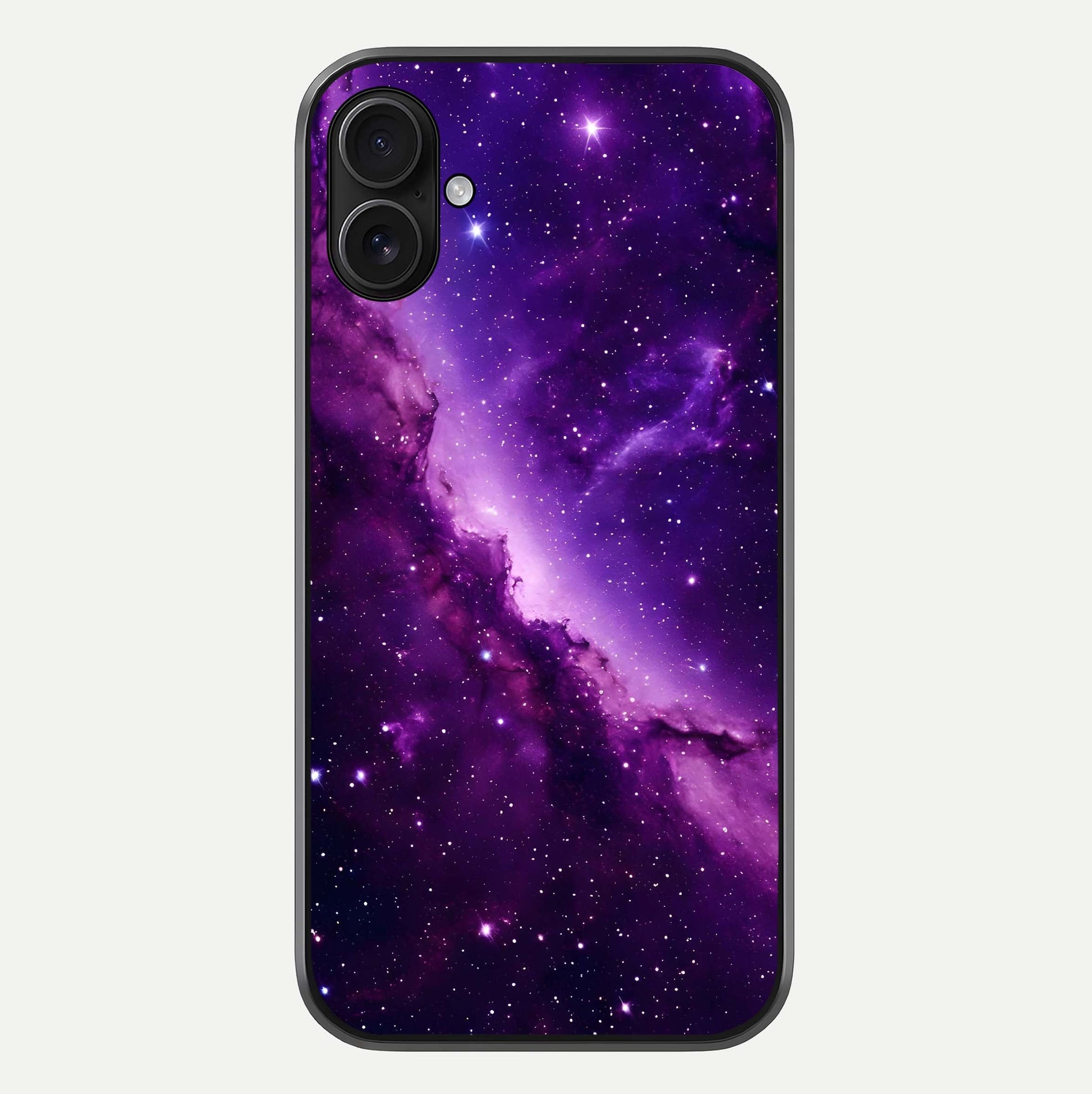 Purple Shade Sky Glass Case For iPhone 16 Plus by Custom World