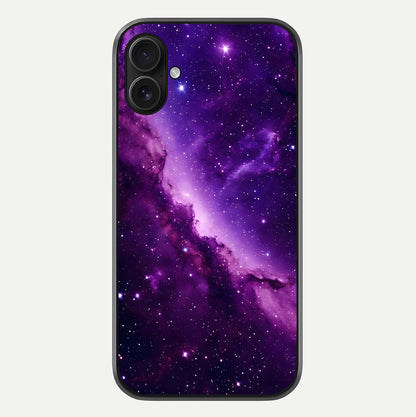 Purple Shade Sky Glass Case For iPhone 16 Plus by Custom World