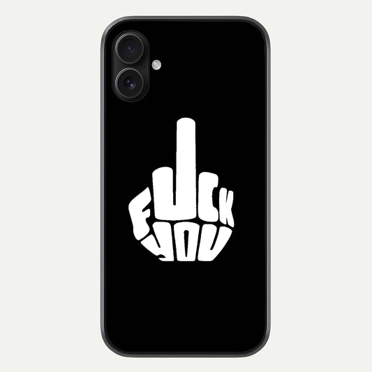 Rebel Mode On Glass Case For iPhone 16 Plus by Custom World